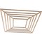 Ekena Millwork Raven Wood Fretwork Pierced Ceiling Medallion, Alder, 28"OD x 10 1/4"ID x 3/8"T CMWP28X28X0375RAAL - alternate 4